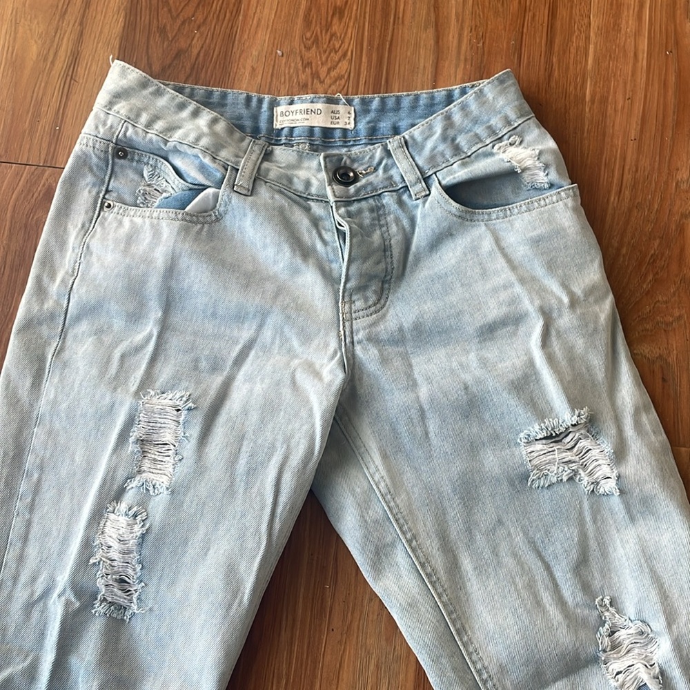 Boyfriend light wash jeans